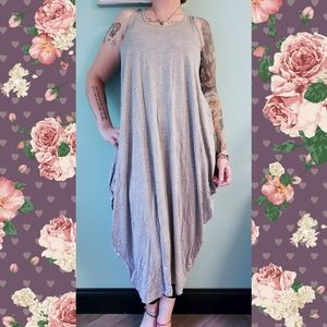 boohoo racer back maxi dress